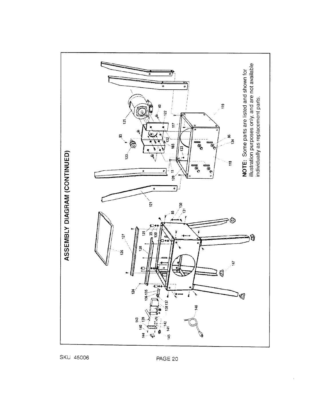 Harbor Freight Tools 45006 manual 