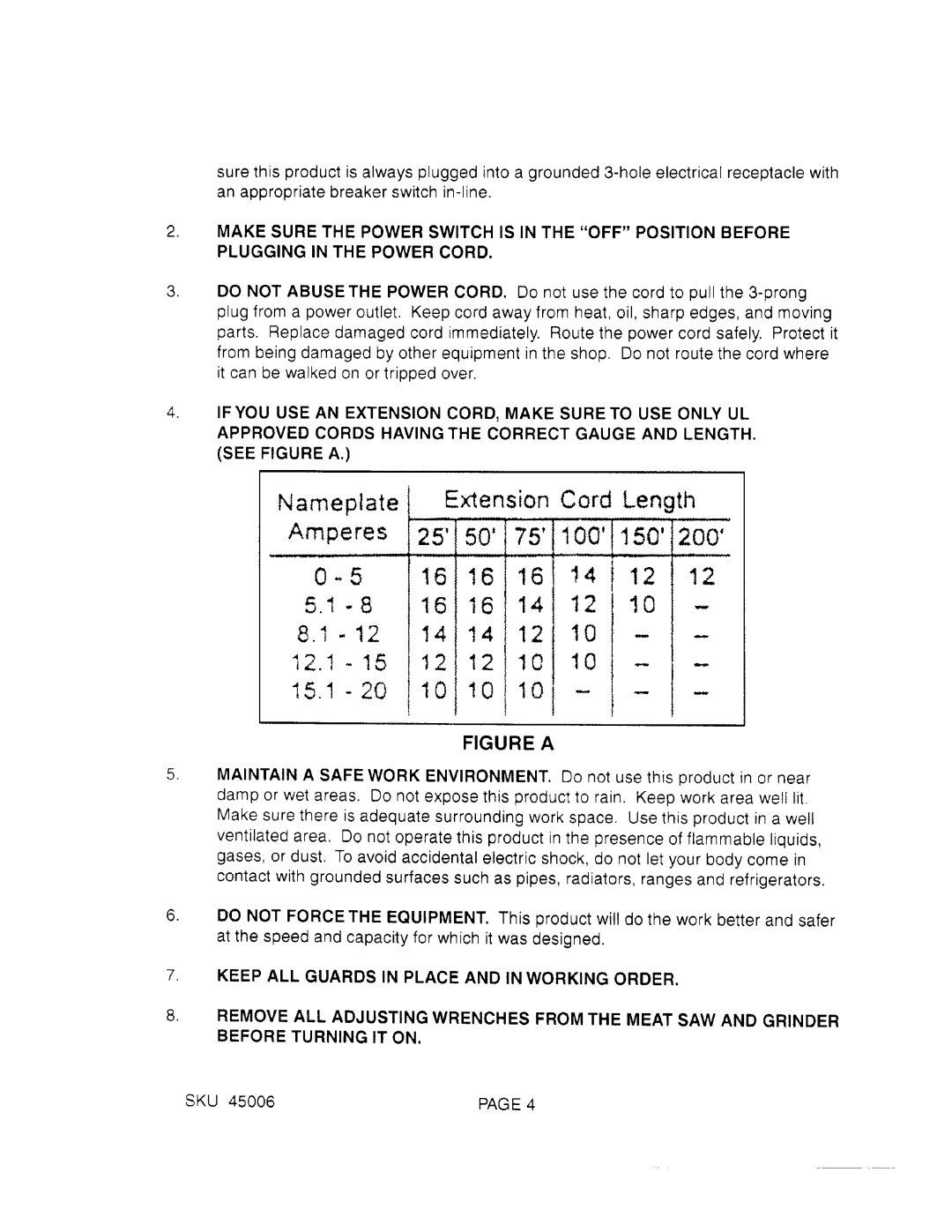 Harbor Freight Tools 45006 manual 