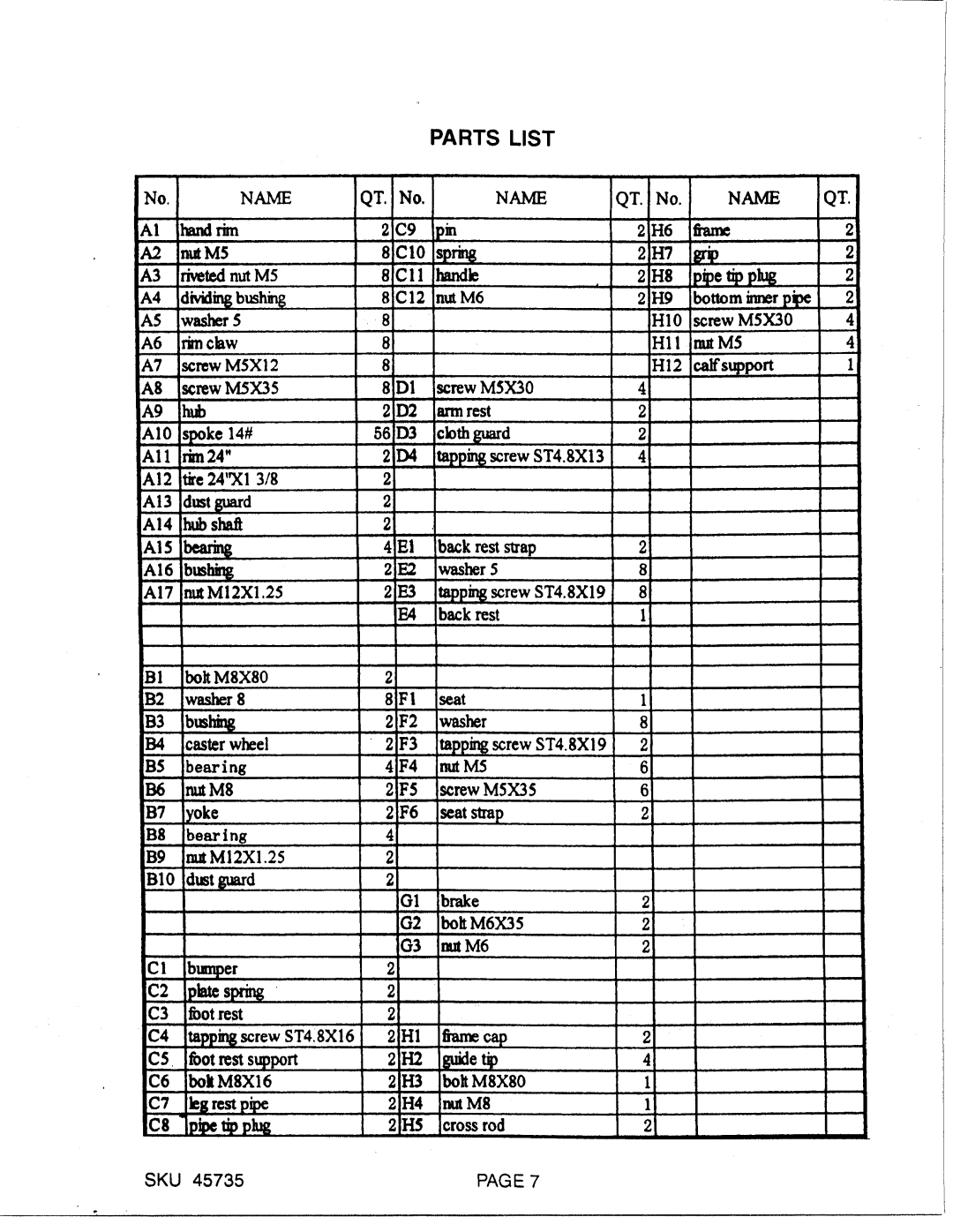 Harbor Freight Tools 45735 manual 