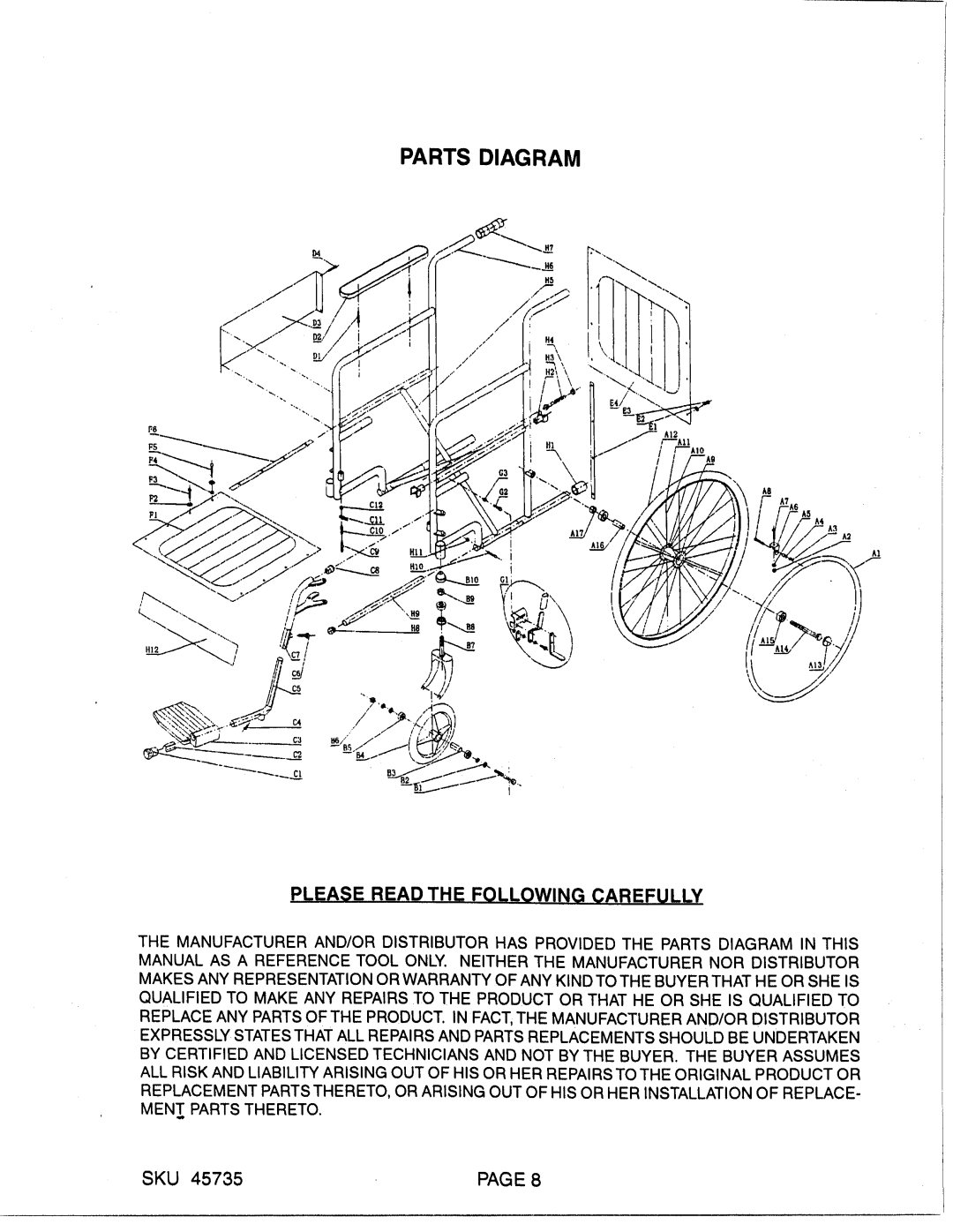 Harbor Freight Tools 45735 manual 