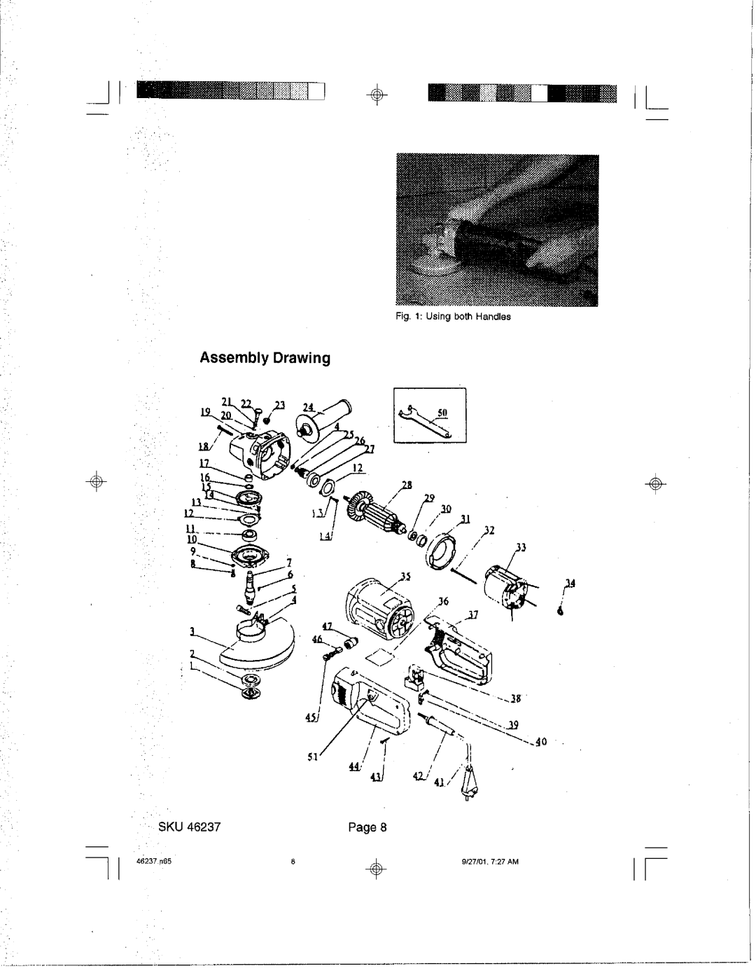 Harbor Freight Tools 46237 manual 