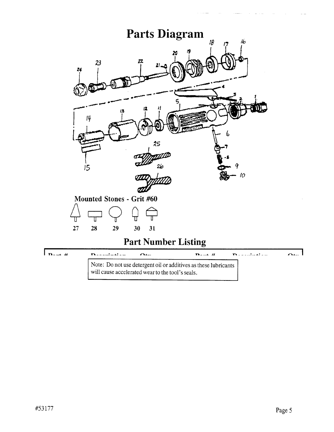 Harbor Freight Tools 53177 manual 