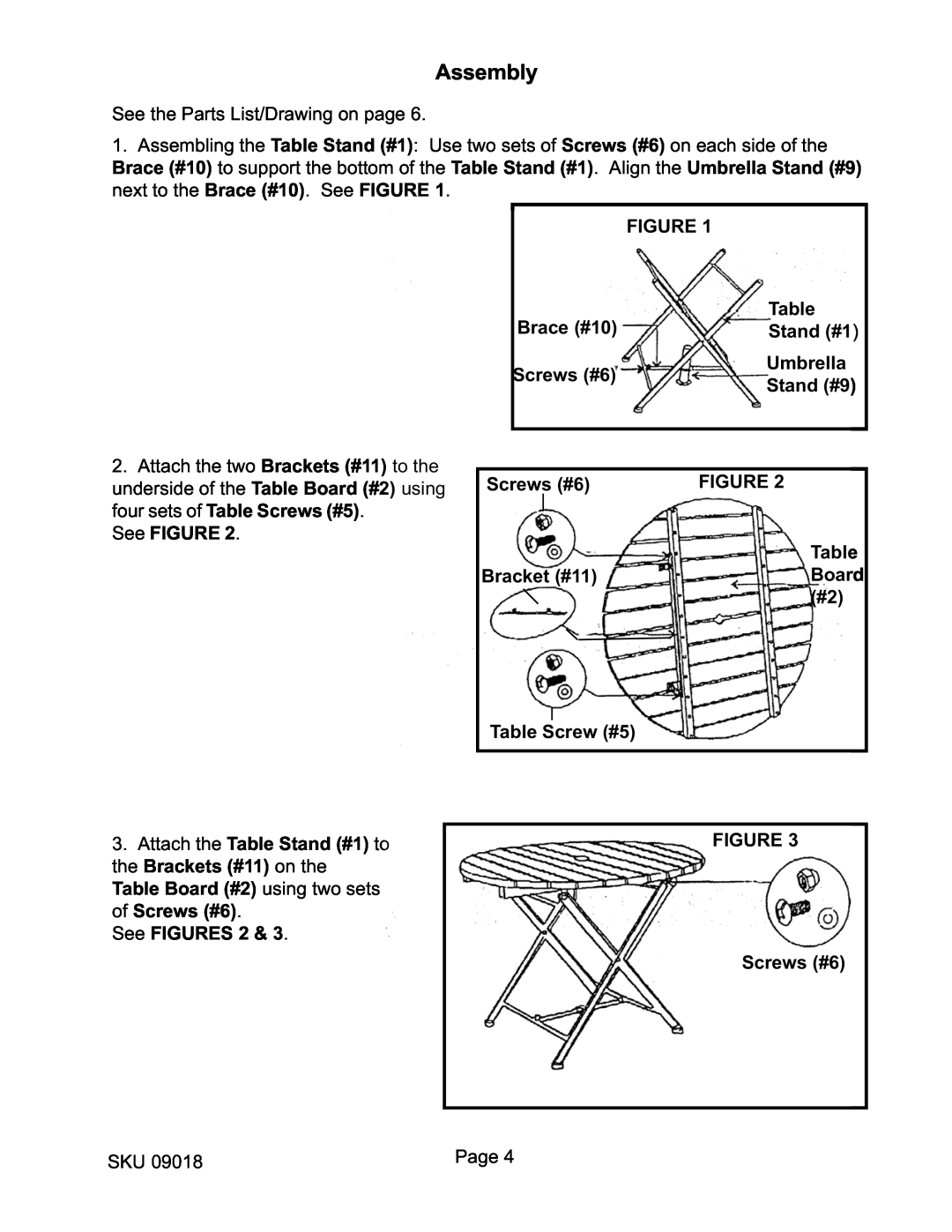 Harbor Freight Tools 9018 manual Assembly 