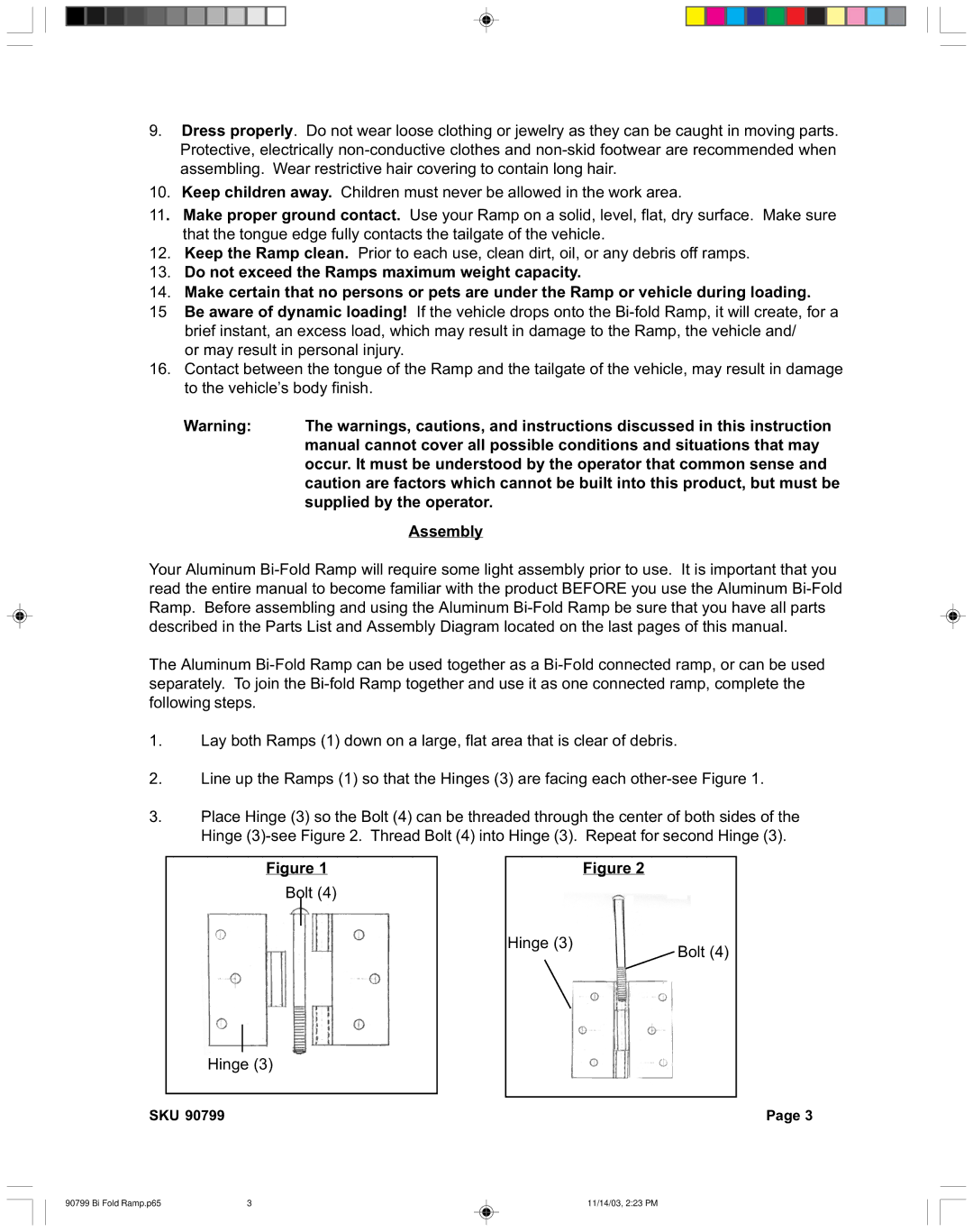 Harbor Freight Tools 90799 operating instructions Sku 