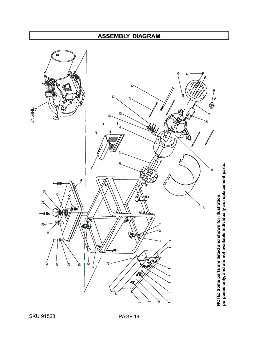 Harbor Freight Tools 91523 manual 