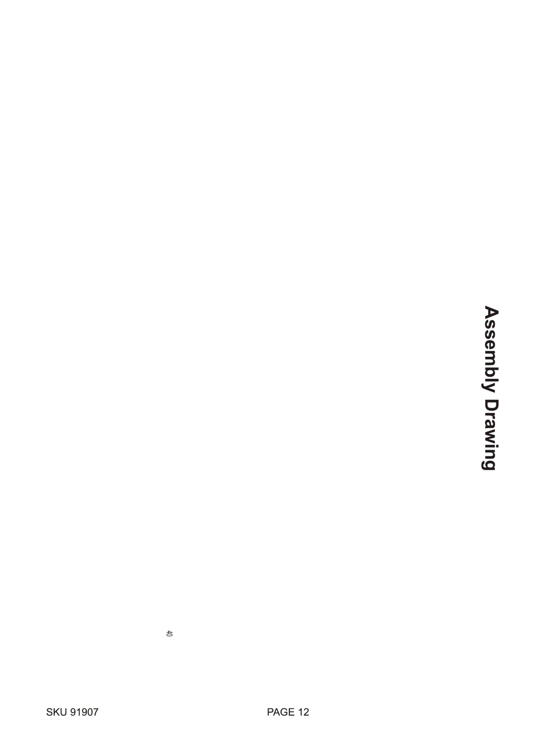 Harbor Freight Tools 91907 manual 