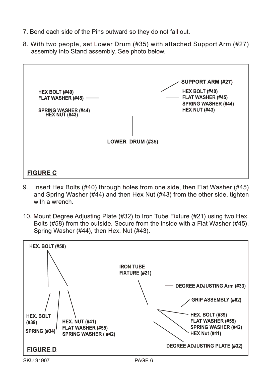 Harbor Freight Tools 91907 manual 