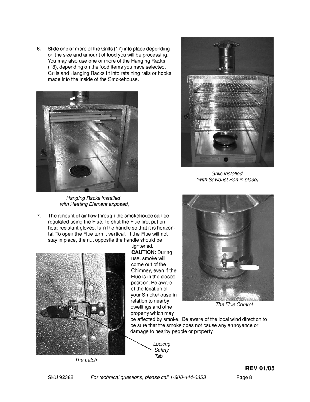 Harbor Freight Tools 92388 operating instructions Locking Safety Tab Latch 