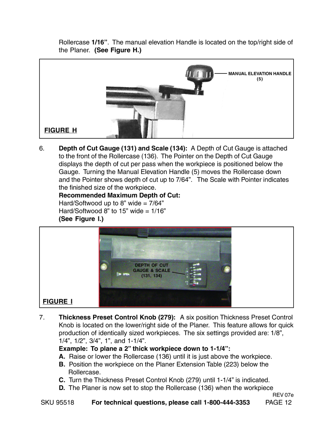 Harbor Freight Tools 95518 operating instructions Figure H 