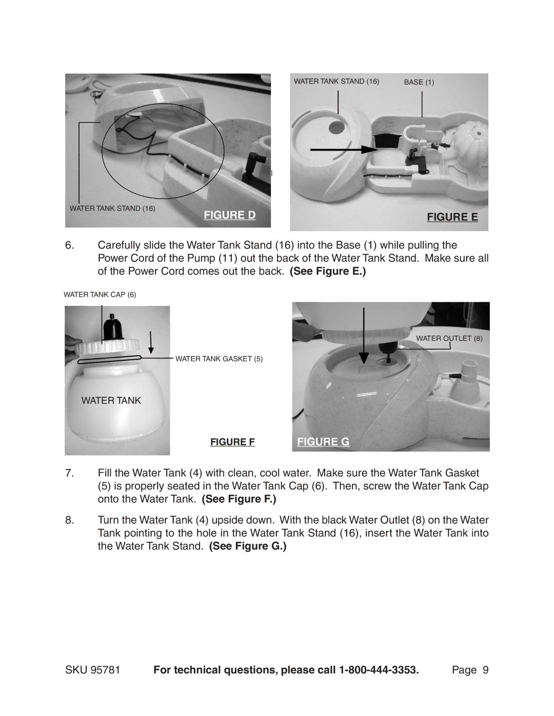 Harbor Freight Tools 95781 manual Figure D 