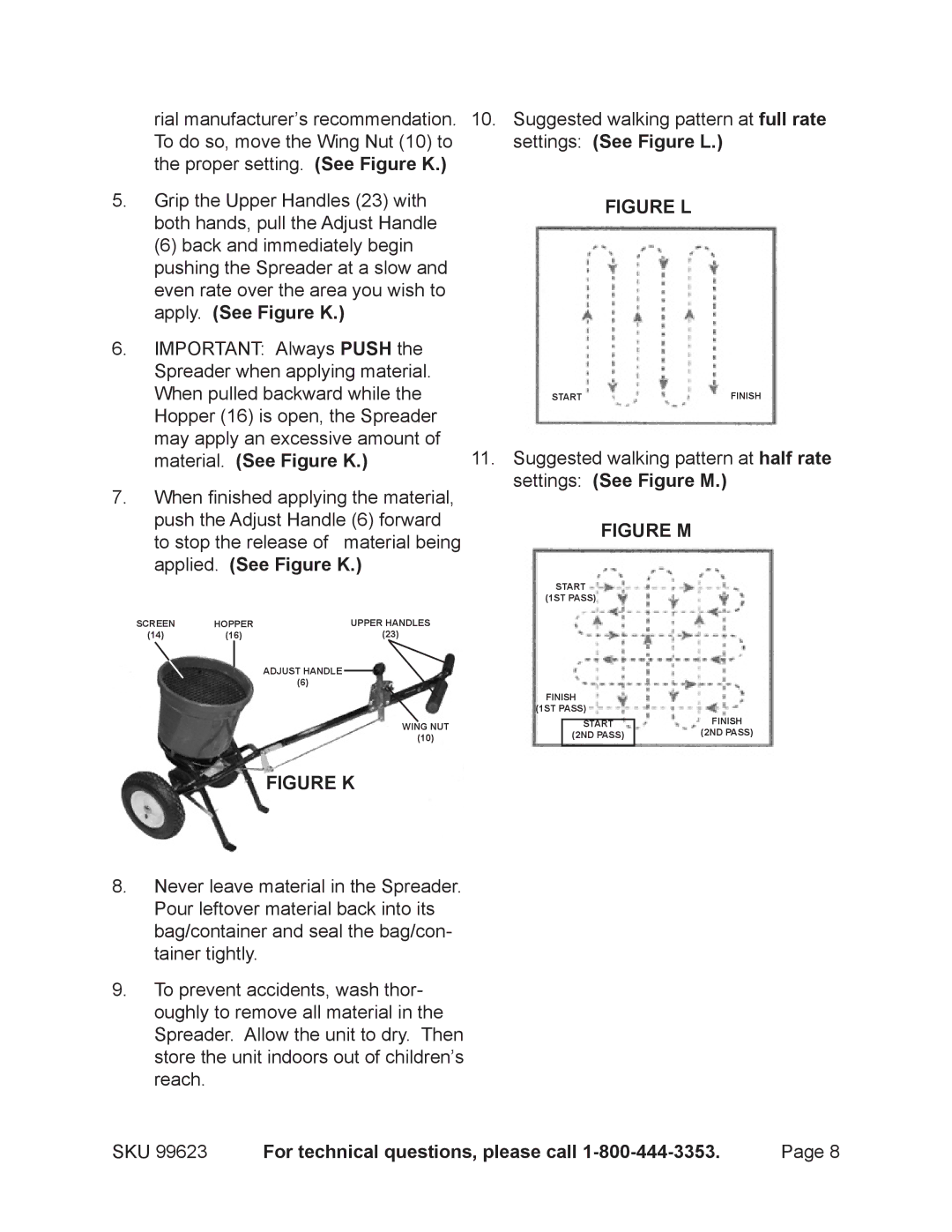 Harbor Freight Tools 99623 manual Applied. See Figure K, Figure L 