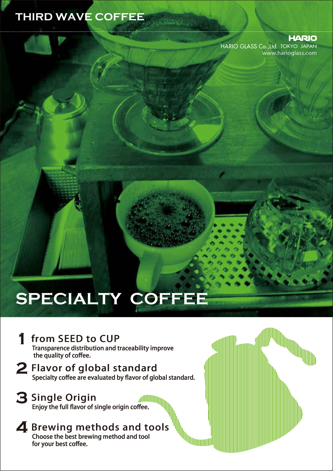 Hario Glass NXA-5 manual SpecialtyCoffee, Third Wave Coffee, from SEED to CUP, Flavor of global standard, Single Origin 