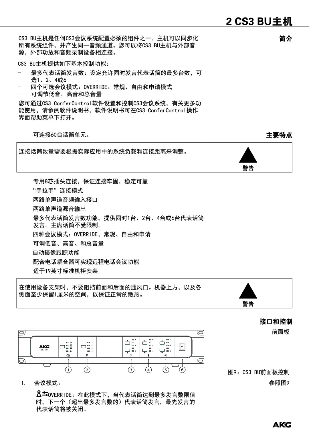 Harman CS3 manual 