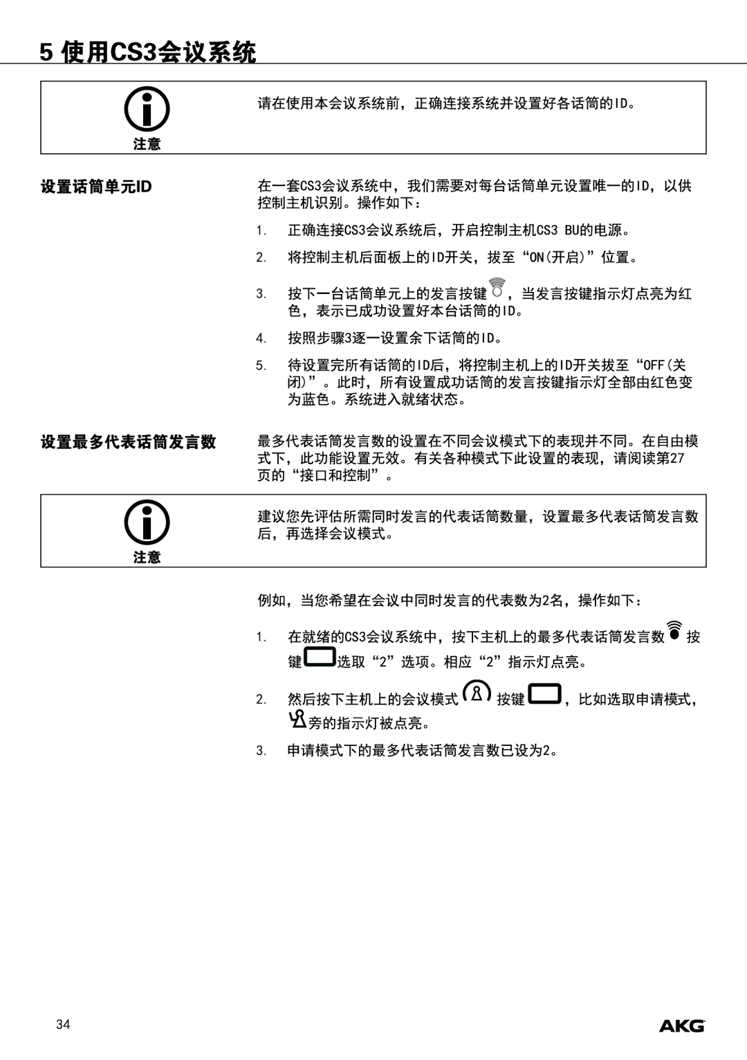 Harman CS3 manual 