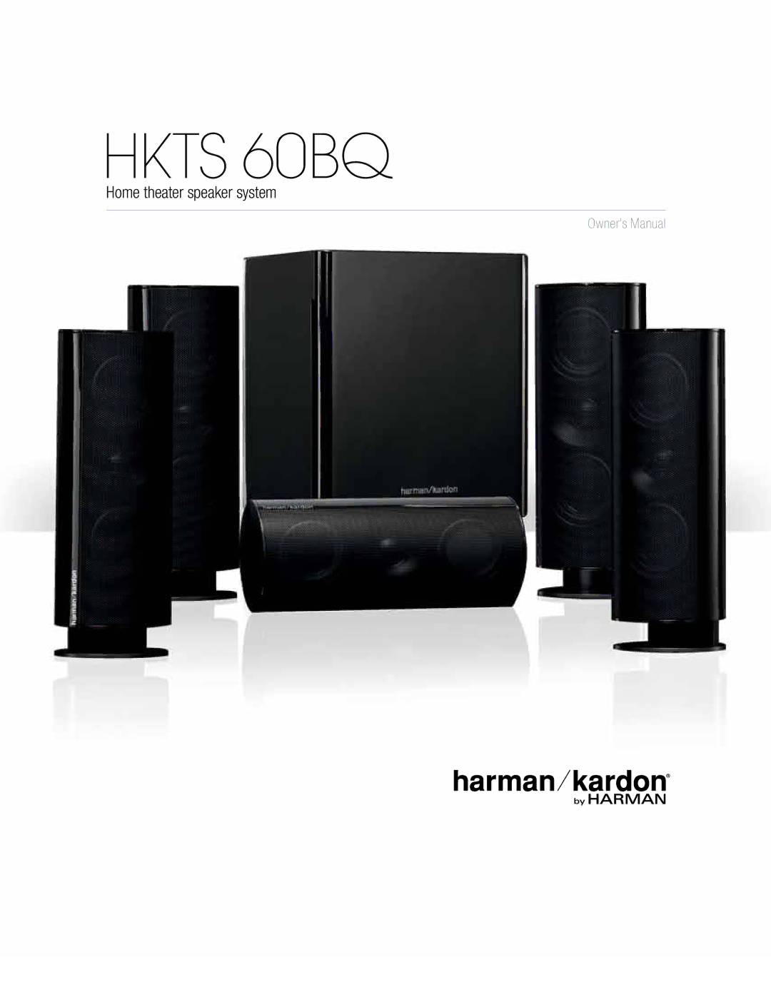 Harman-Kardon owner manual Hkts 60BQ 