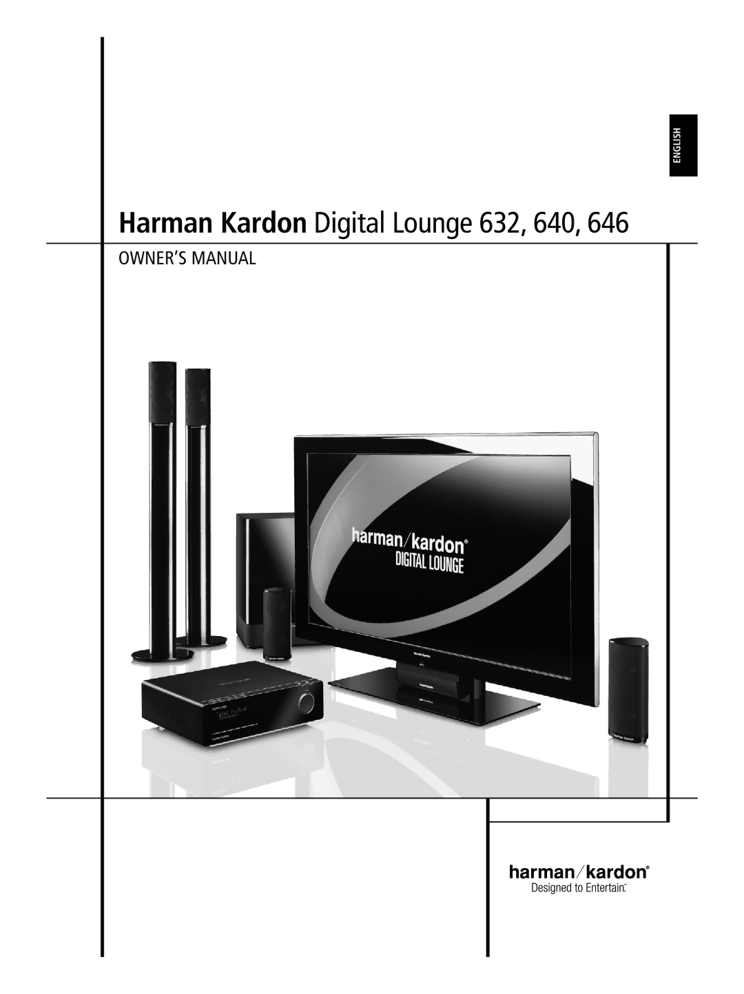 Harman-Kardon 646 owner manual Harman Kardon Digital Lounge 632, 640 