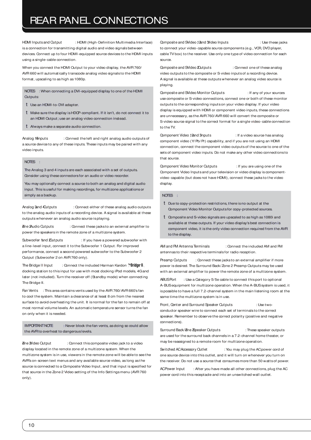 Harman-Kardon 760, 660 owner manual Use an HDMI-to-DVI adapter 