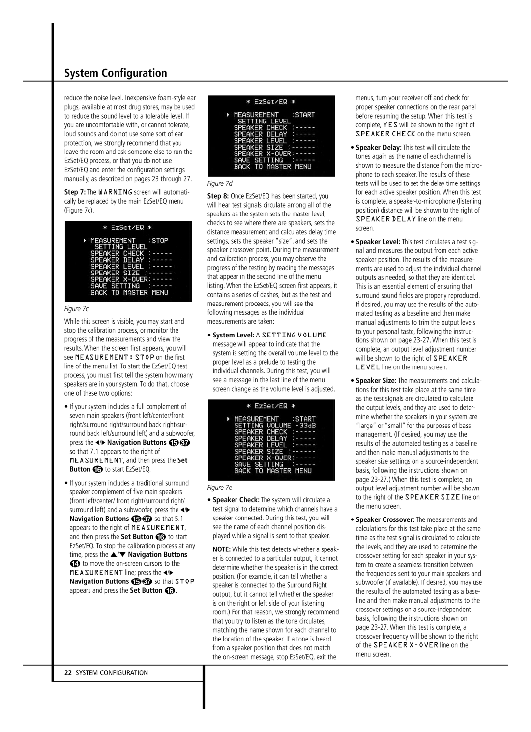 Harman-Kardon AVR 147 owner manual System Configuration 