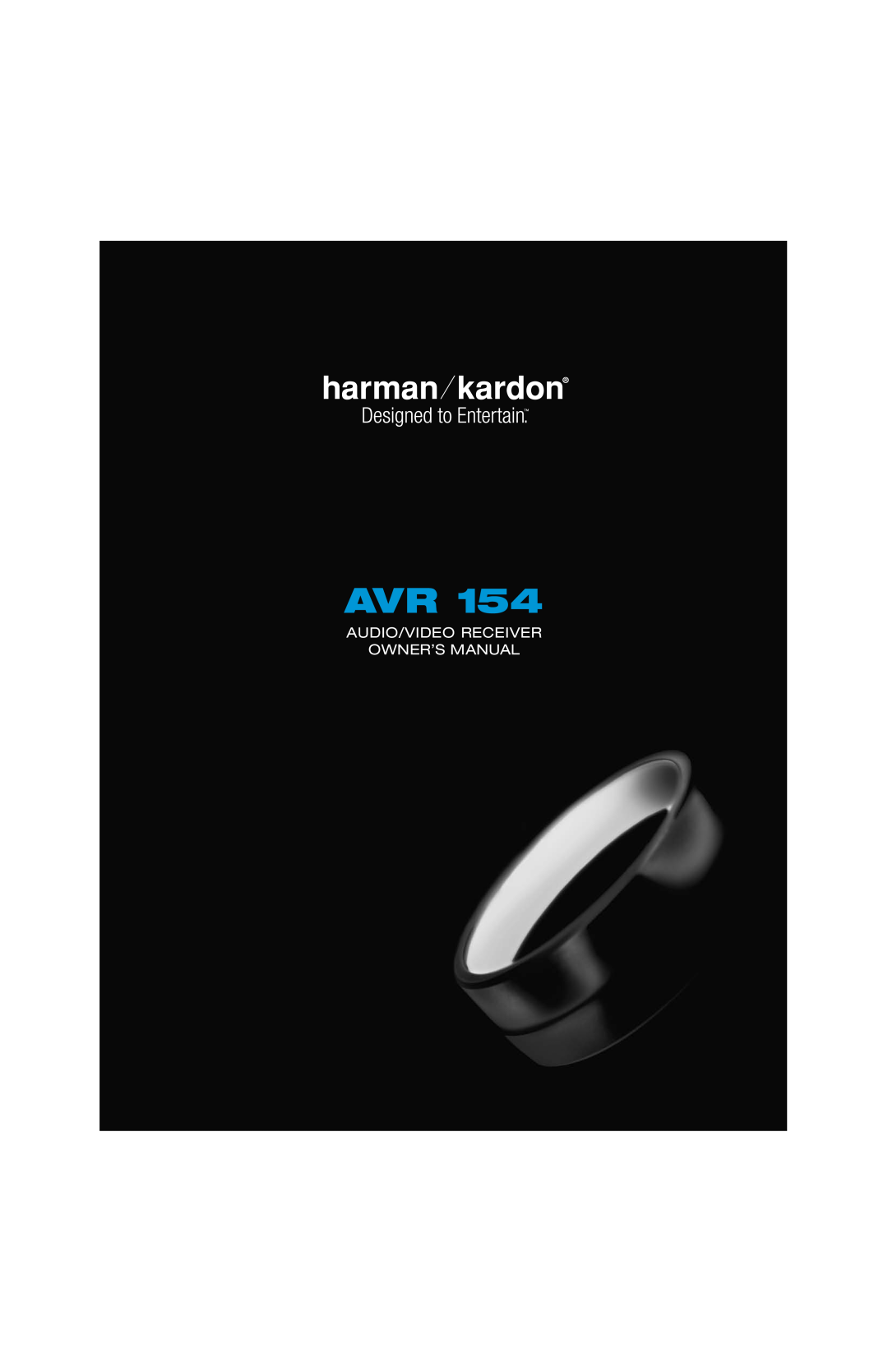 Harman-Kardon AVR 154 owner manual 