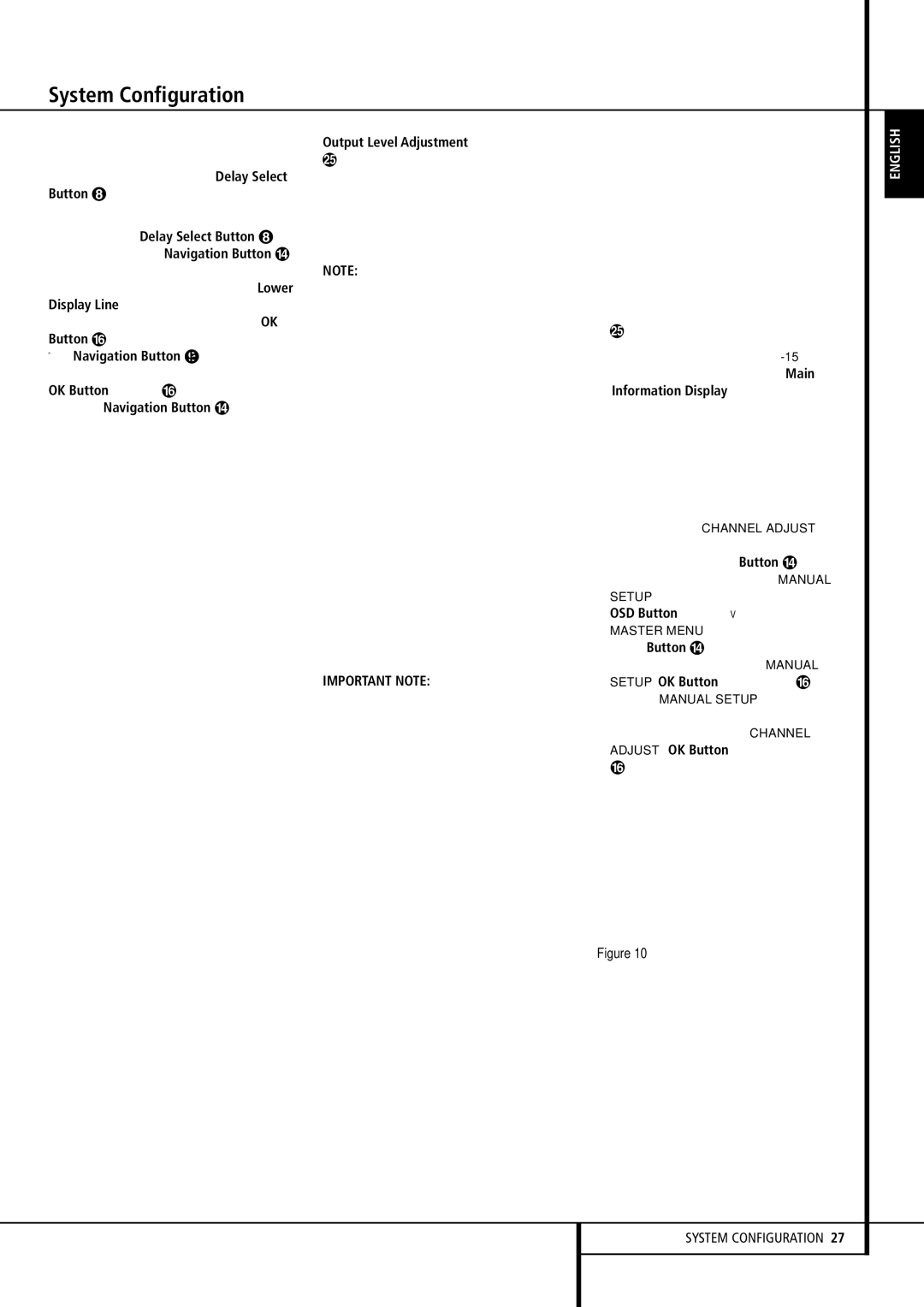 Harman-Kardon AVR 155 owner manual Output Level Adjustment 