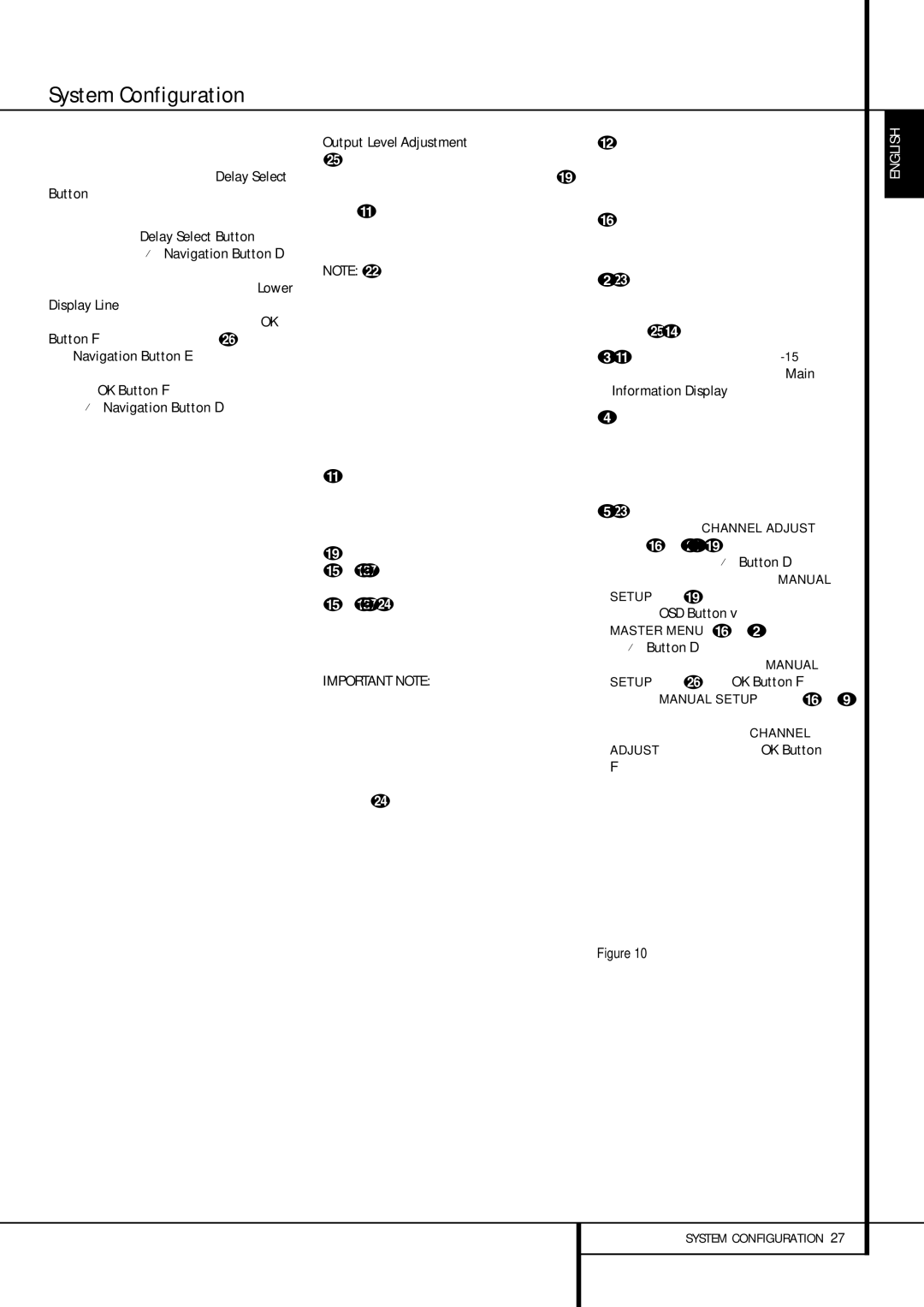 Harman-Kardon AVR 155 owner manual Output Level Adjustment 