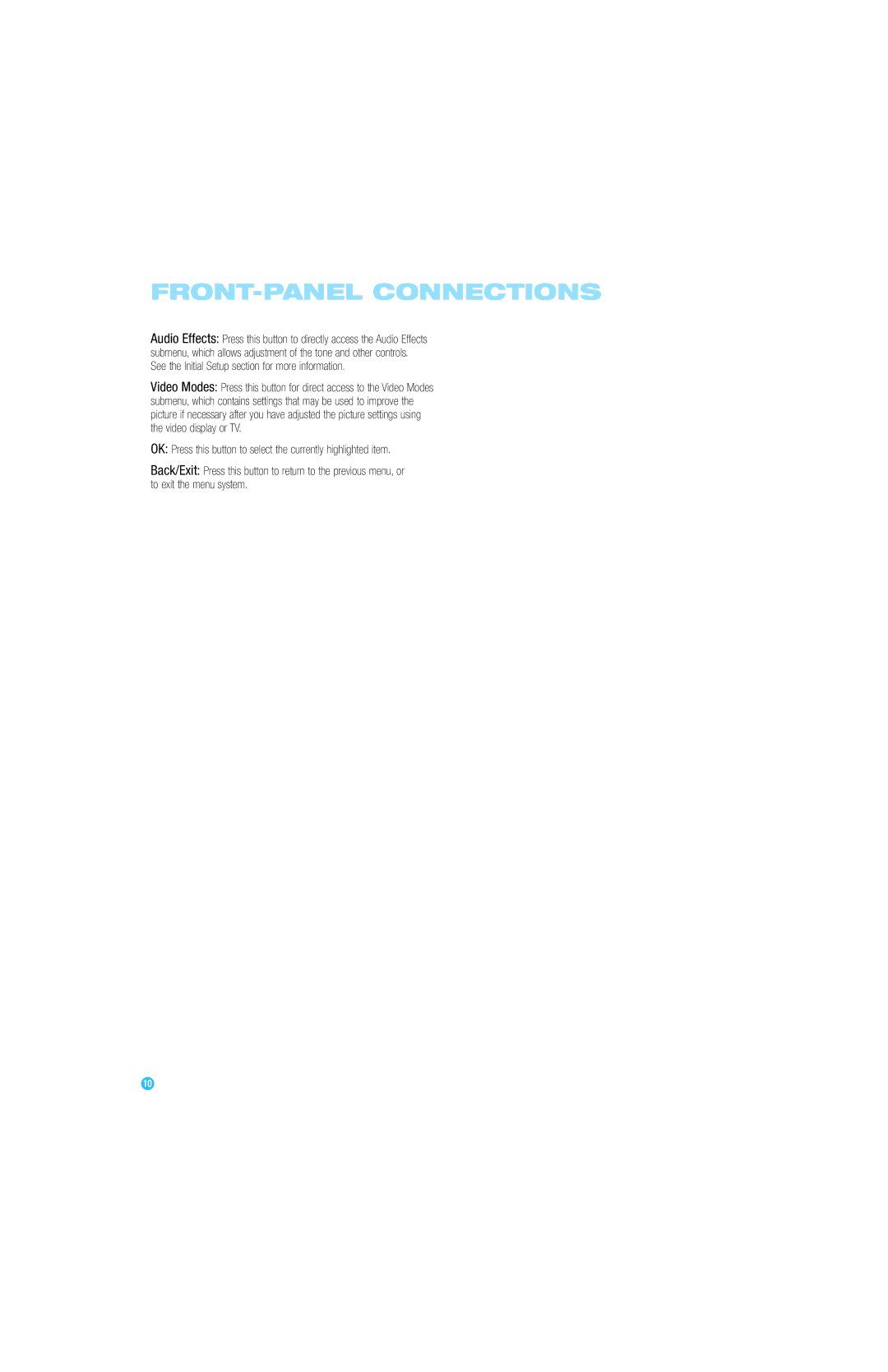 Harman-Kardon AVR 254 owner manual FRONT-PANEL Connections 