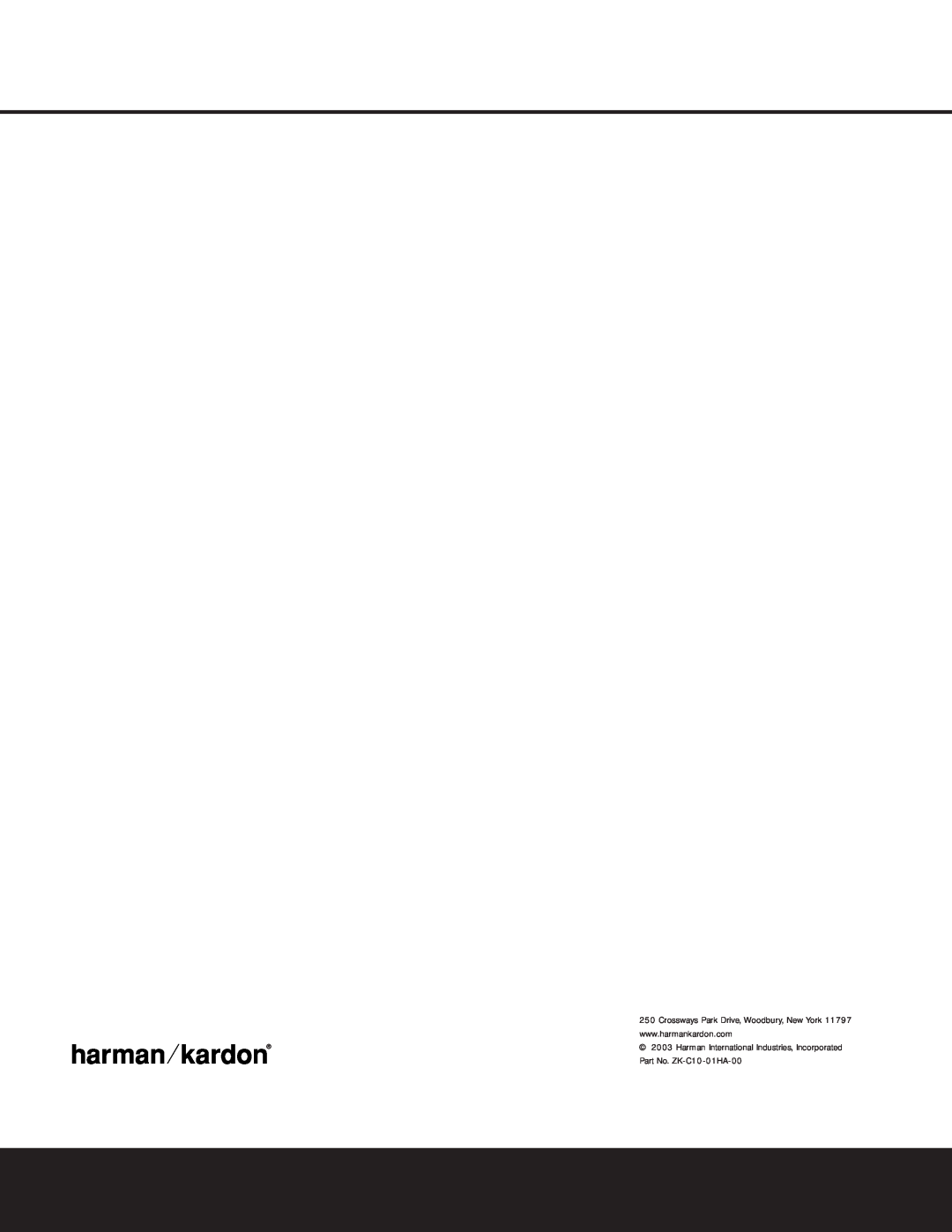 Harman-Kardon AVR 430 owner manual 