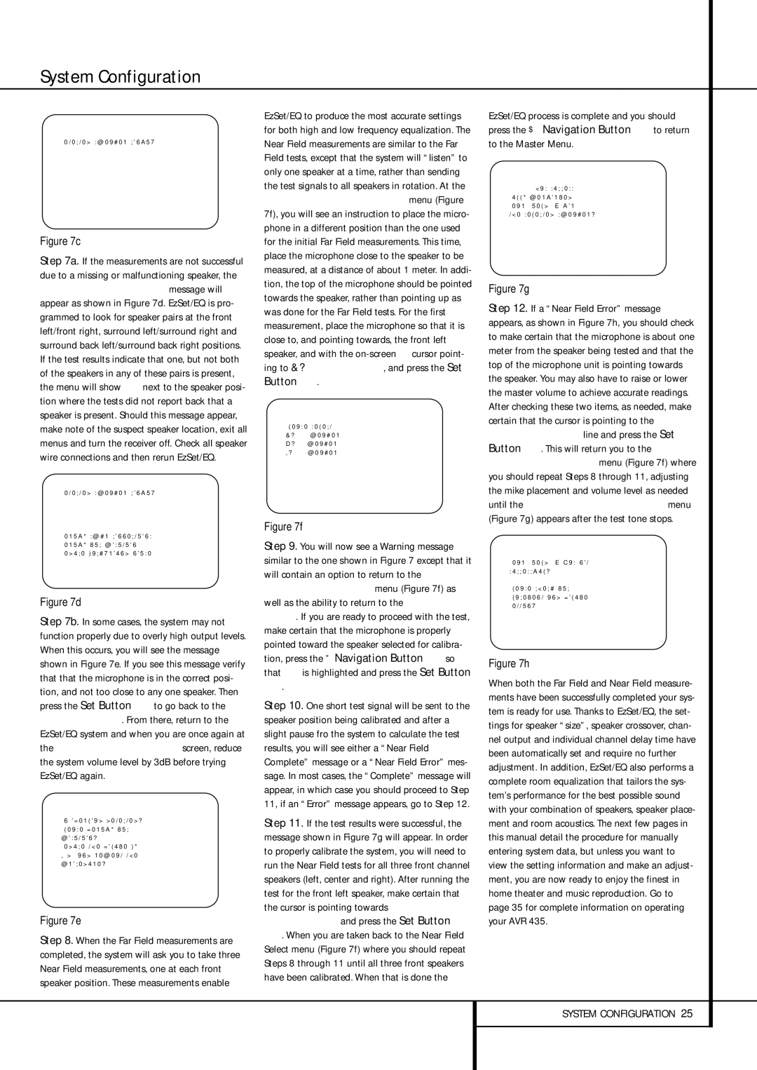 Harman-Kardon AVR 435 owner manual N E a R E L D C K M a S T E R M E N U 