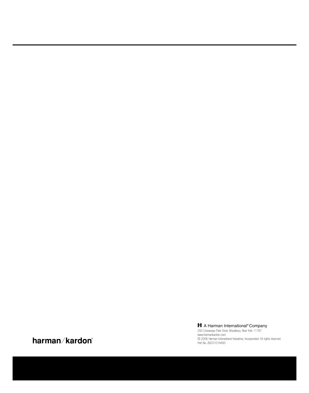 Harman-Kardon AVR 445 owner manual 