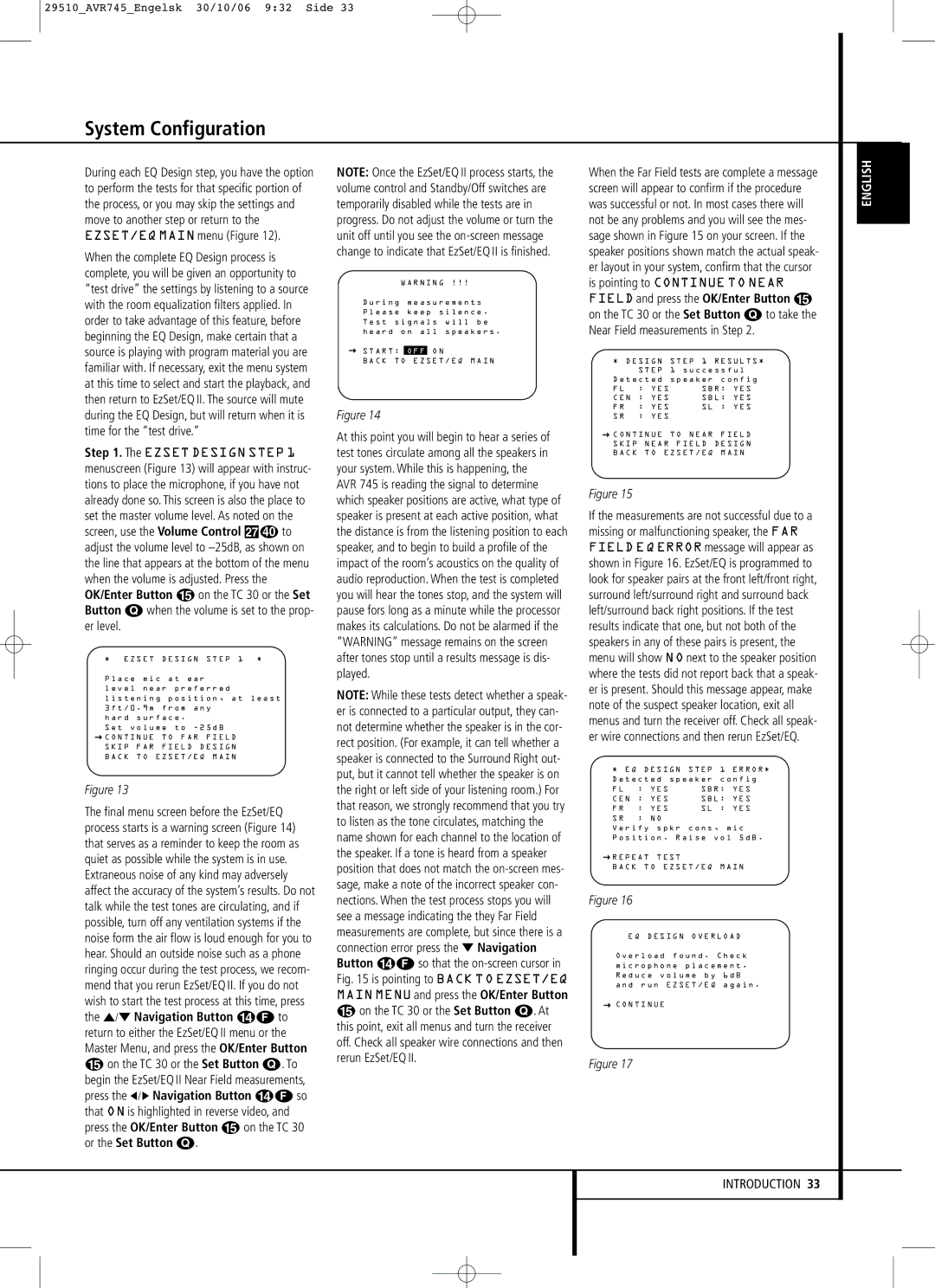 Harman-Kardon AVR 745 owner manual Ezset Design Step, E P 