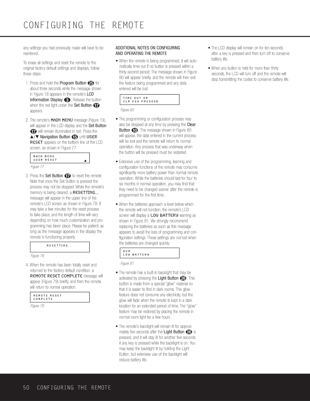 Harman-Kardon DPR 1005 owner manual Additional Notes on Configuring and Operating the Remote 