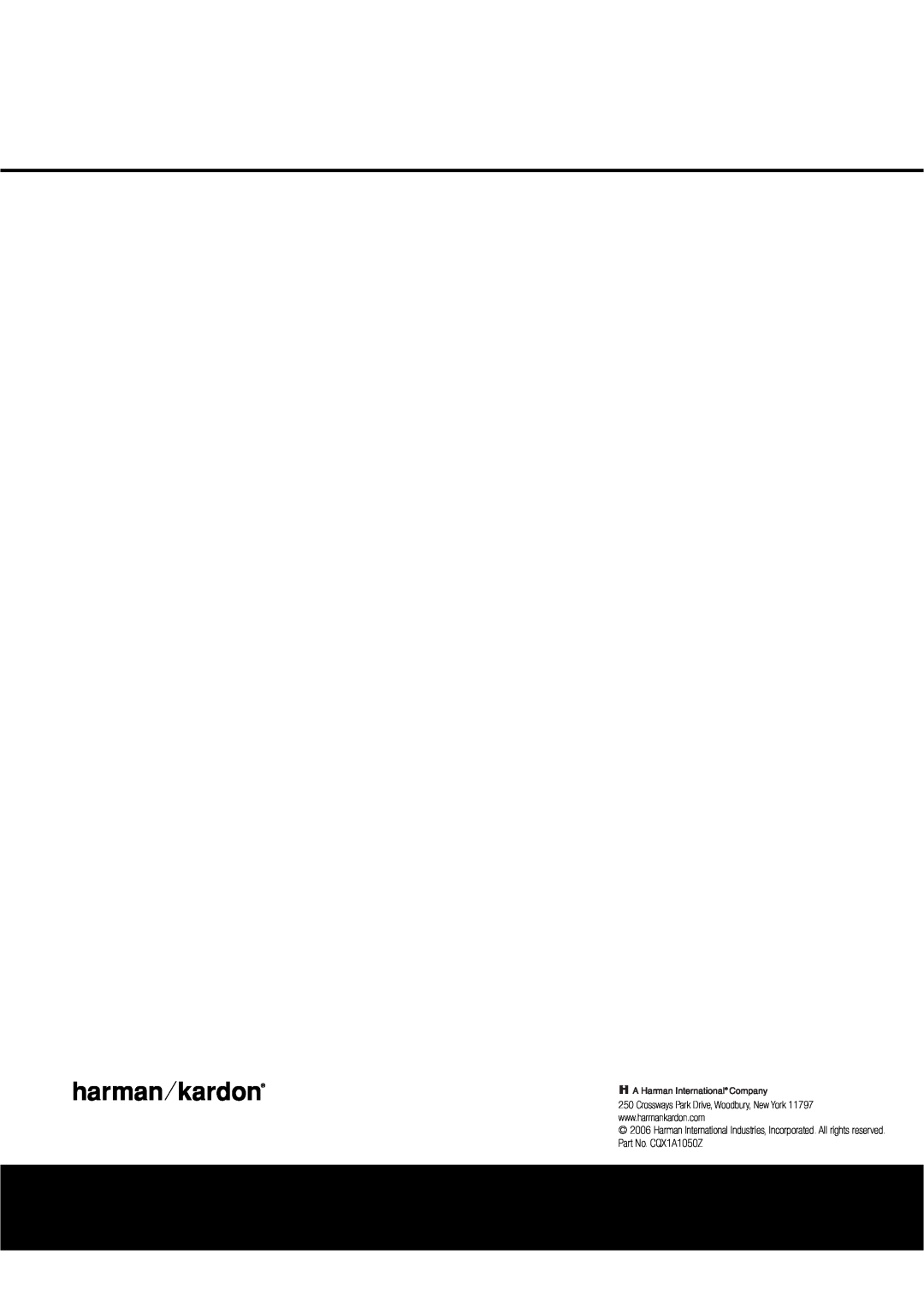 Harman-Kardon DVD47 owner manual 
