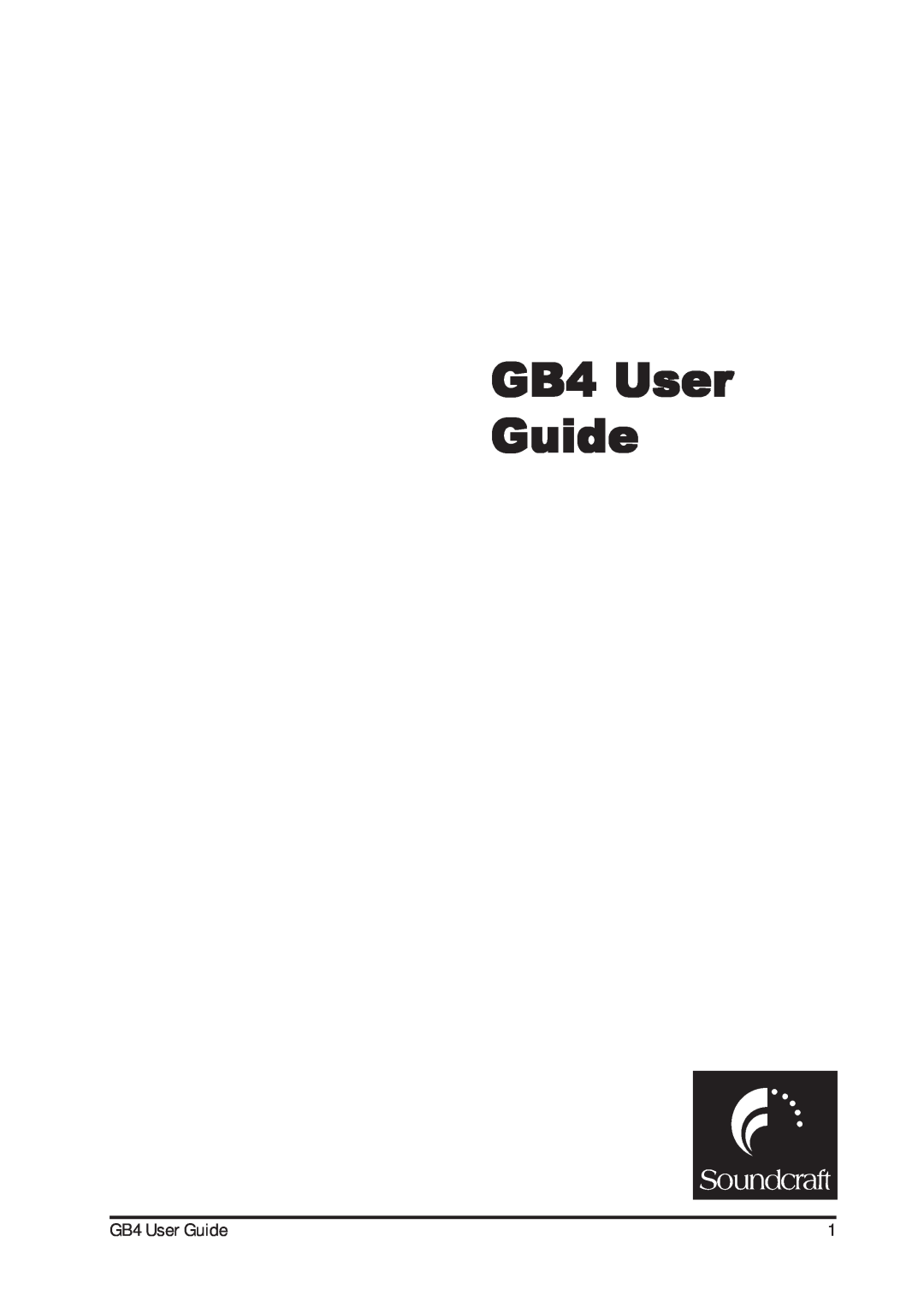Harman-Kardon manual GB4 User Guide 
