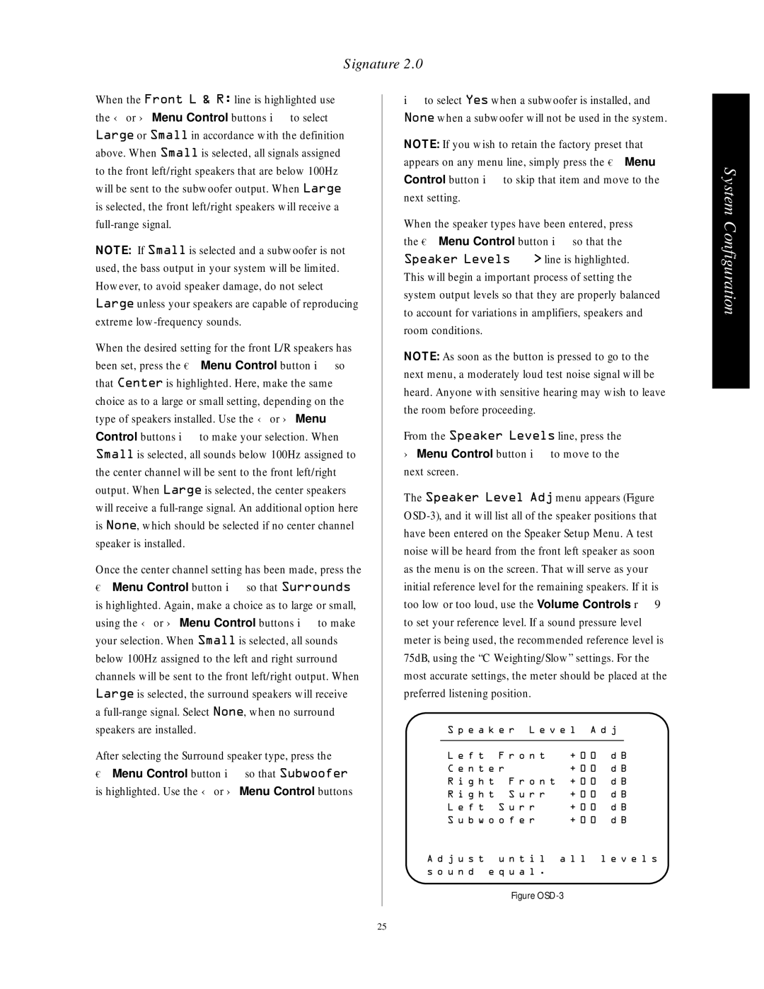 Harman-Kardon HA160-0004-A manual Figure OSD-3 