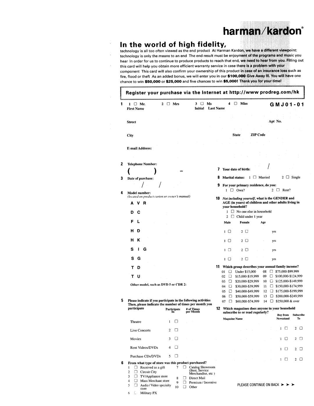 Harman-Kardon HK 3470 owner manual 