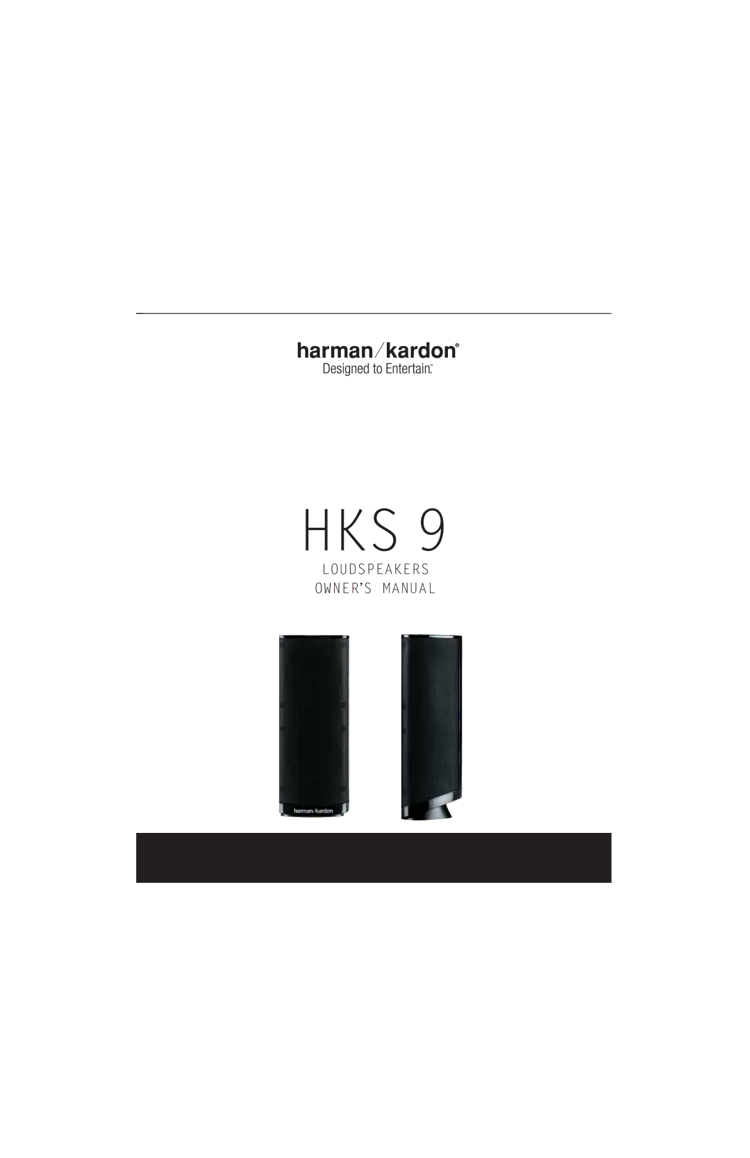 Harman-Kardon HKS 9 owner manual Hks 