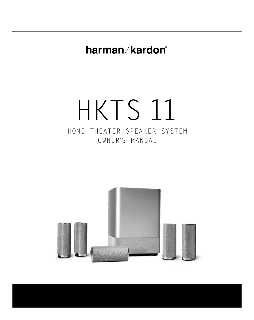 Harman-Kardon HKTS11 owner manual Hkts 