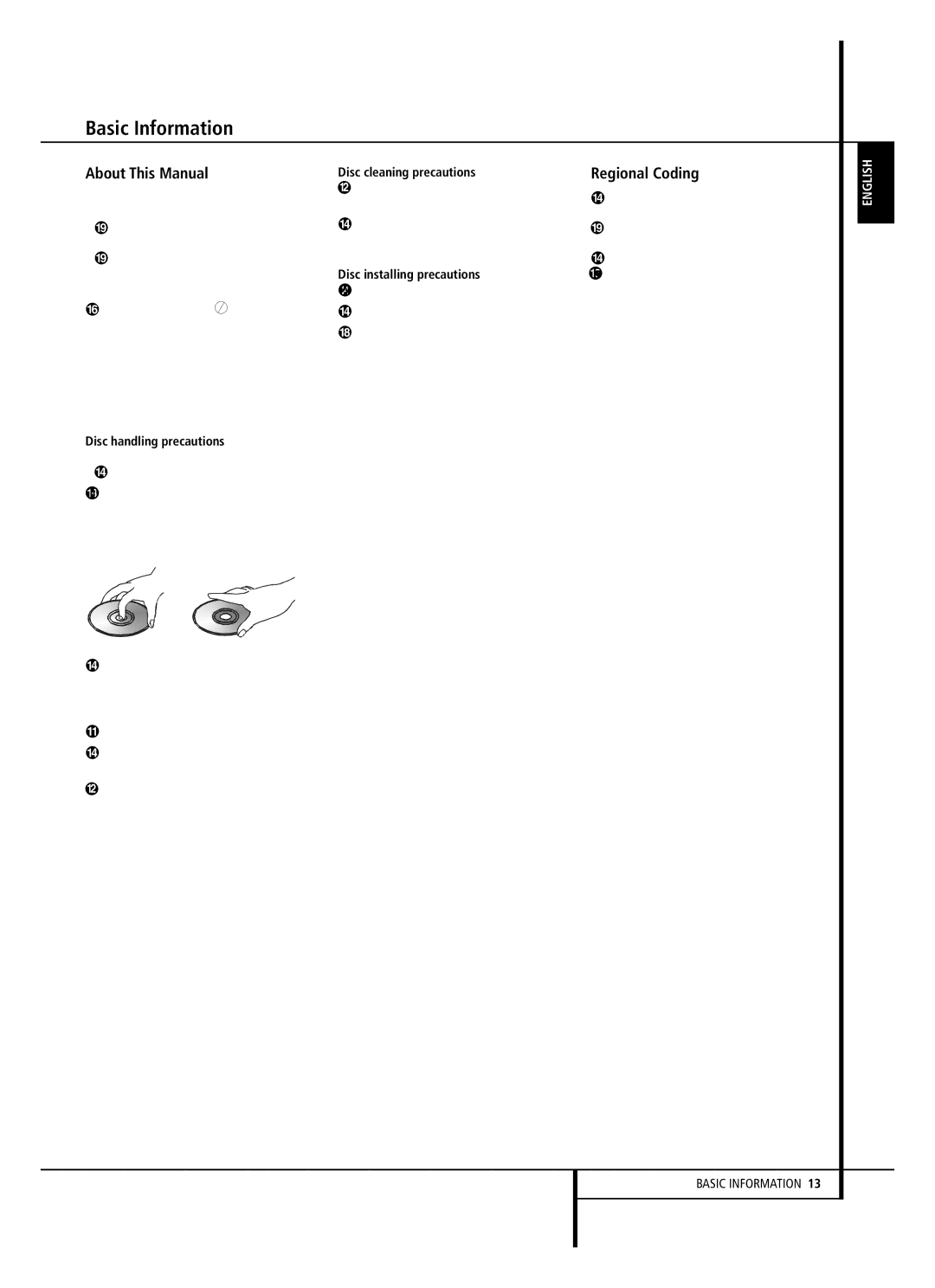 Harman-Kardon HS 150 owner manual Basic Information, About This Manual, Regional Coding 