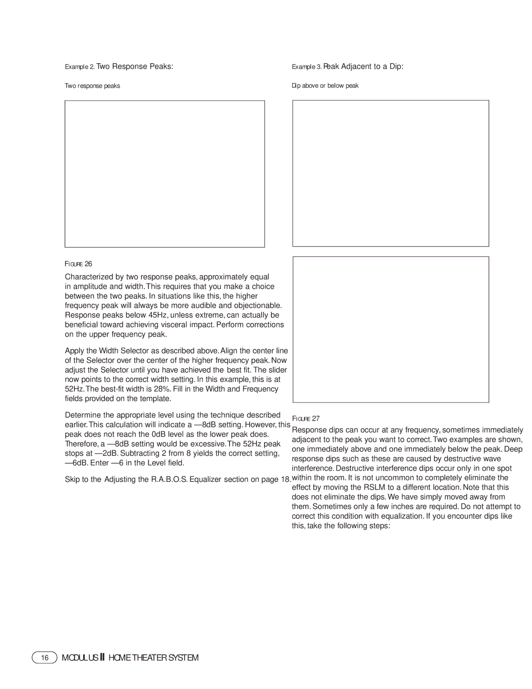 Harman-Kardon II manual Skip to the Adjusting the R.A.B.O.S. Equalizersection on 