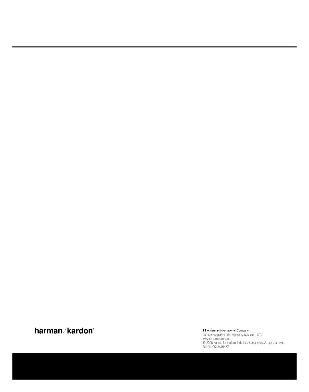 Harman-Kardon DVD 27, Progressive-Scan DVD Player owner manual 