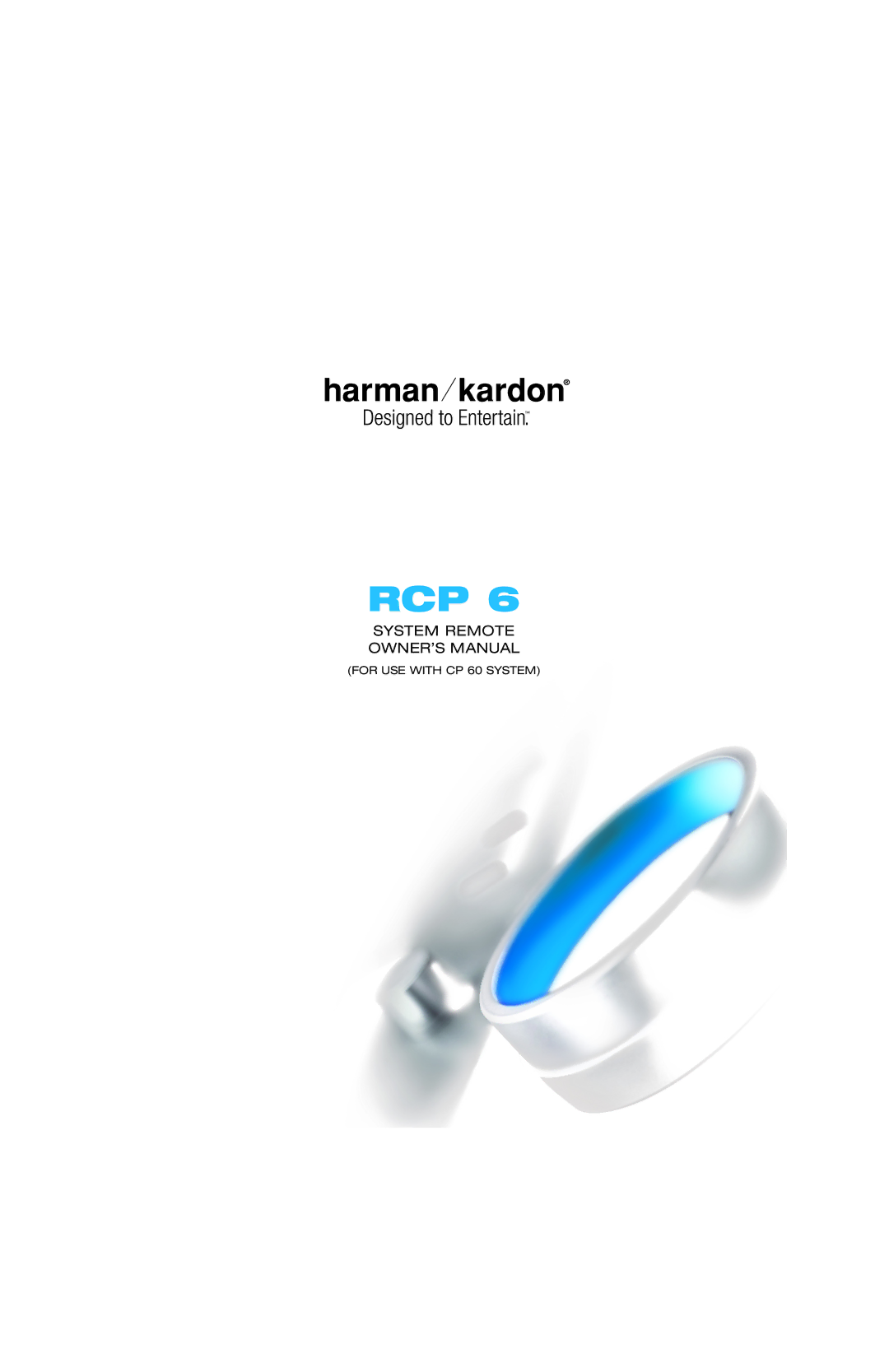 Harman-Kardon RCP 6 owner manual Rcp 