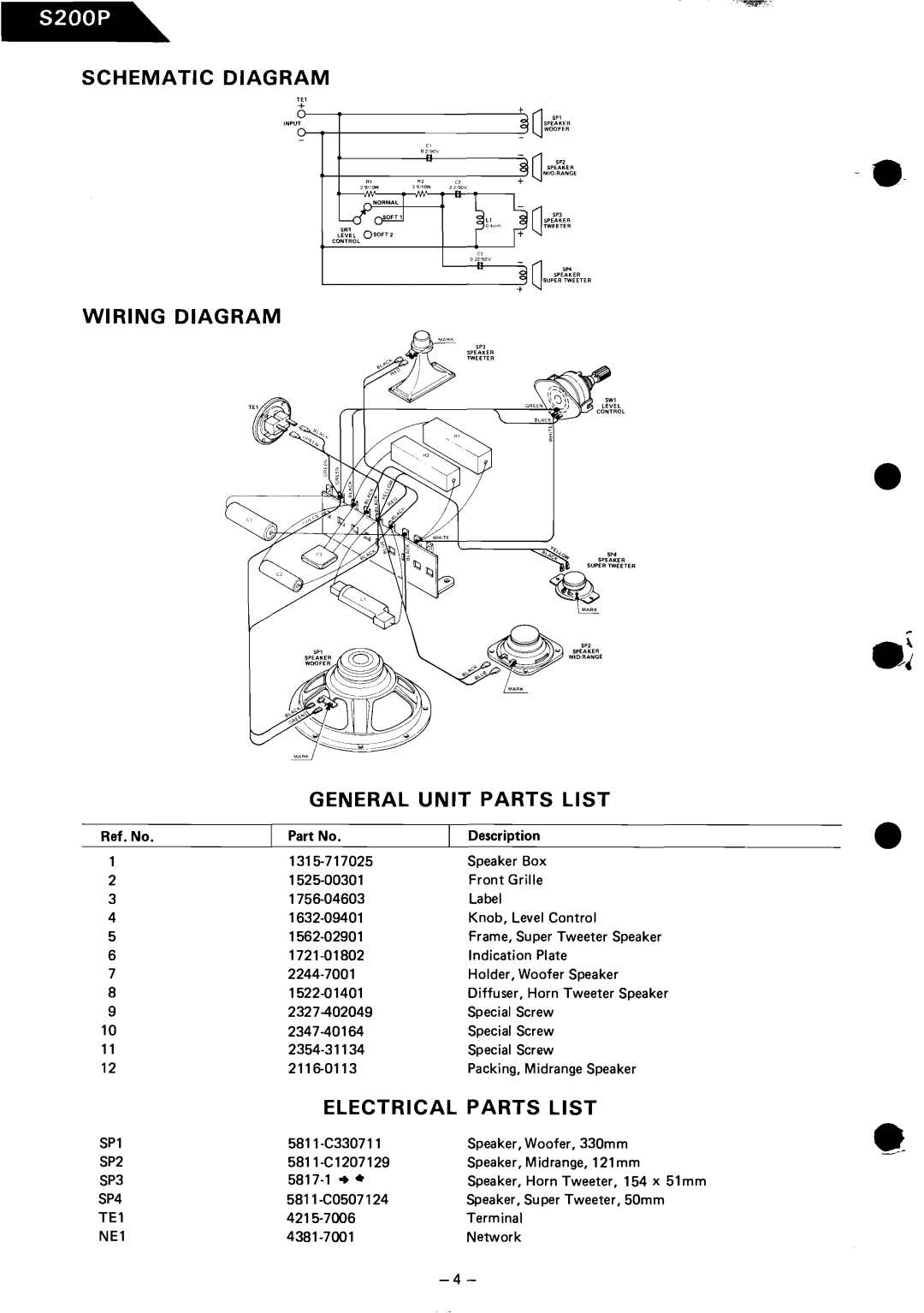 Harman-Kardon S200P, Speaker System, 369 manual 