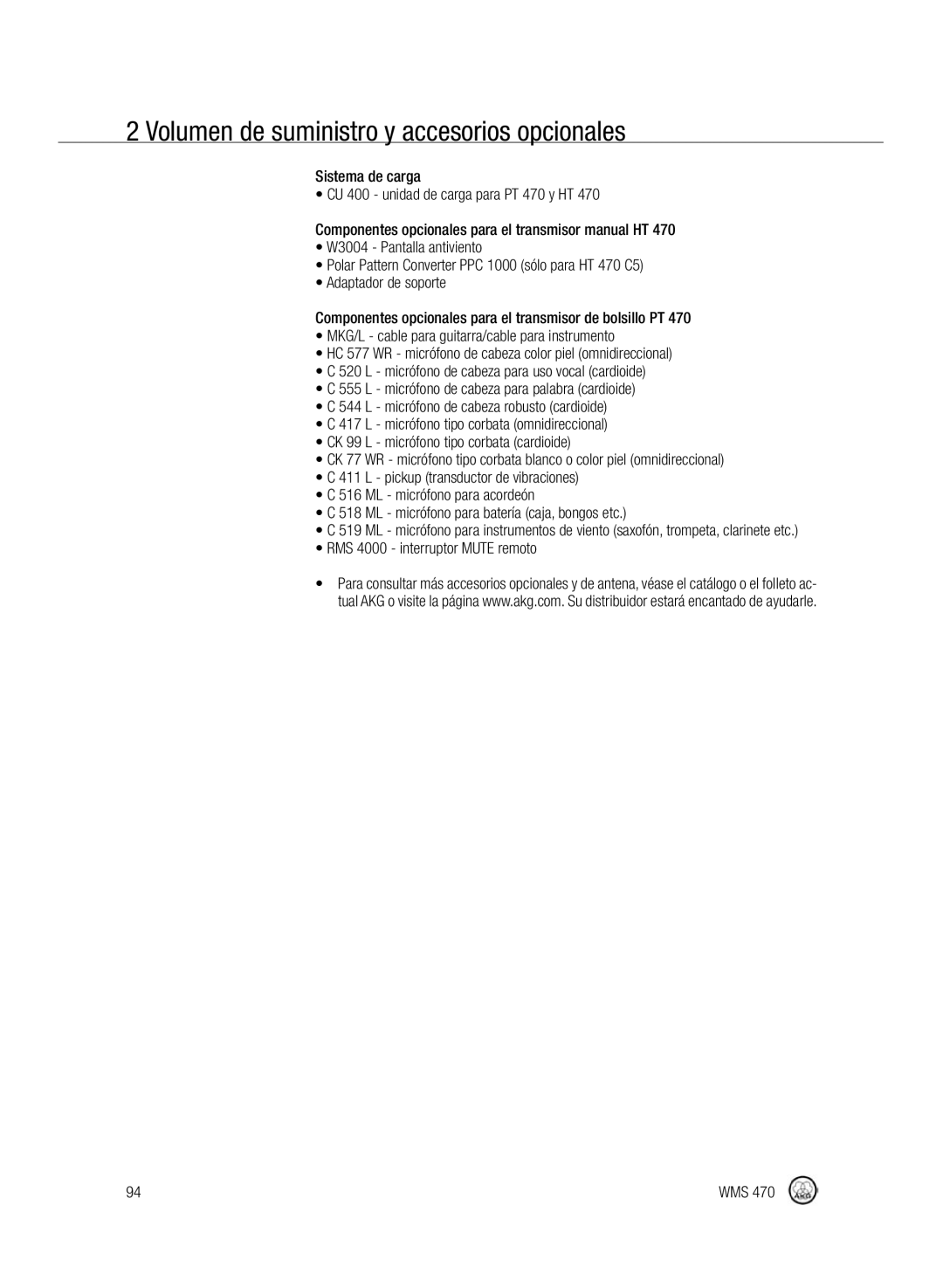 Harman-Kardon WMS 470 manual RMS 4000 interruptor Mute remoto 