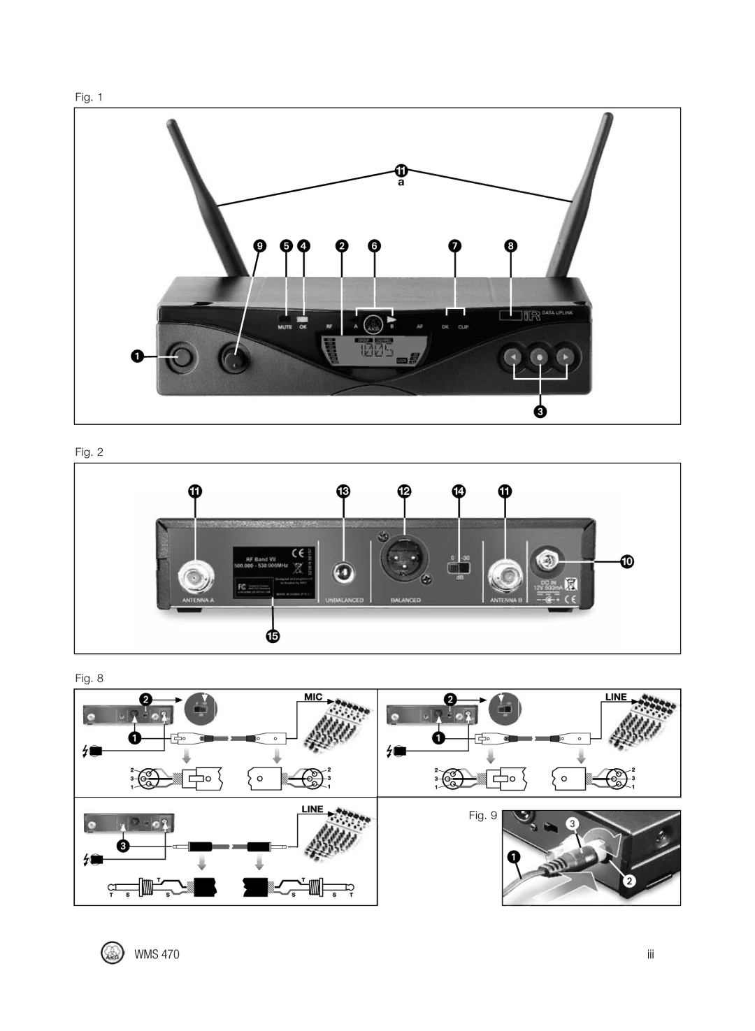 Harman-Kardon WMS 470 manual Wms 