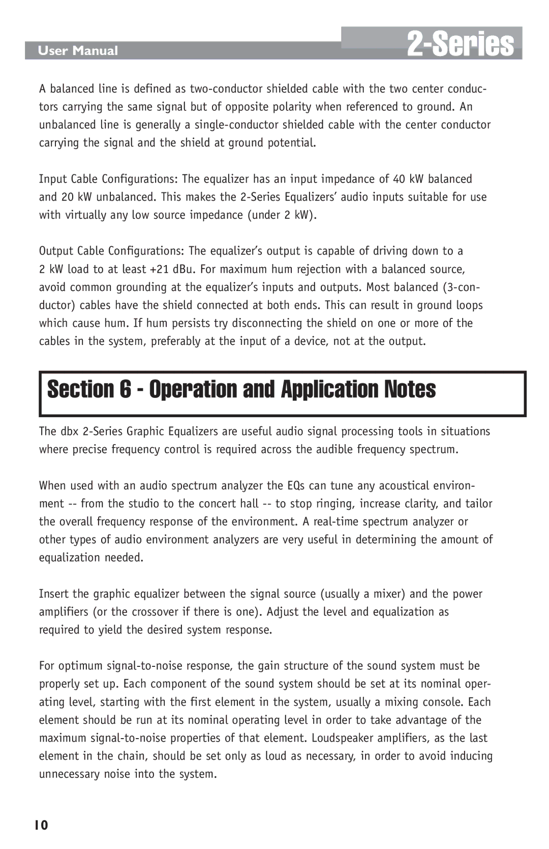 Harman not available user manual Operation and Application Notes 