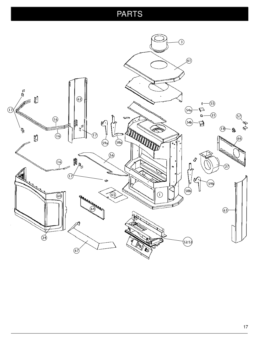 Harman Stove Company 929 DV manual ClarityPARTSParts 