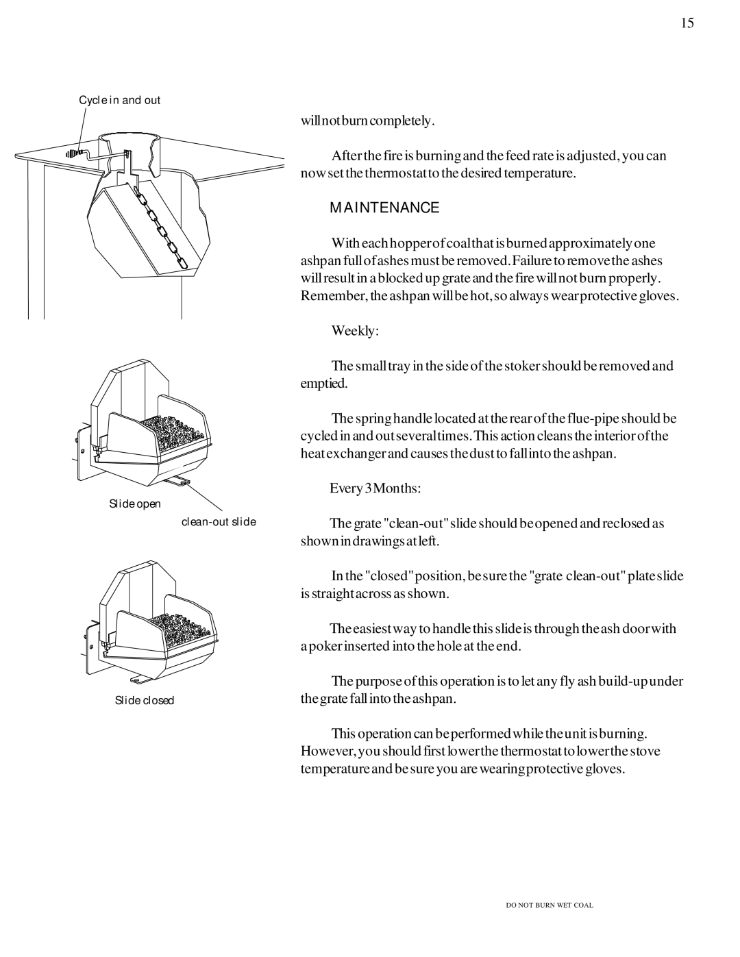 Harman Stove Company Harman Stove The Harman Magnum Stoker manual Maintenance 