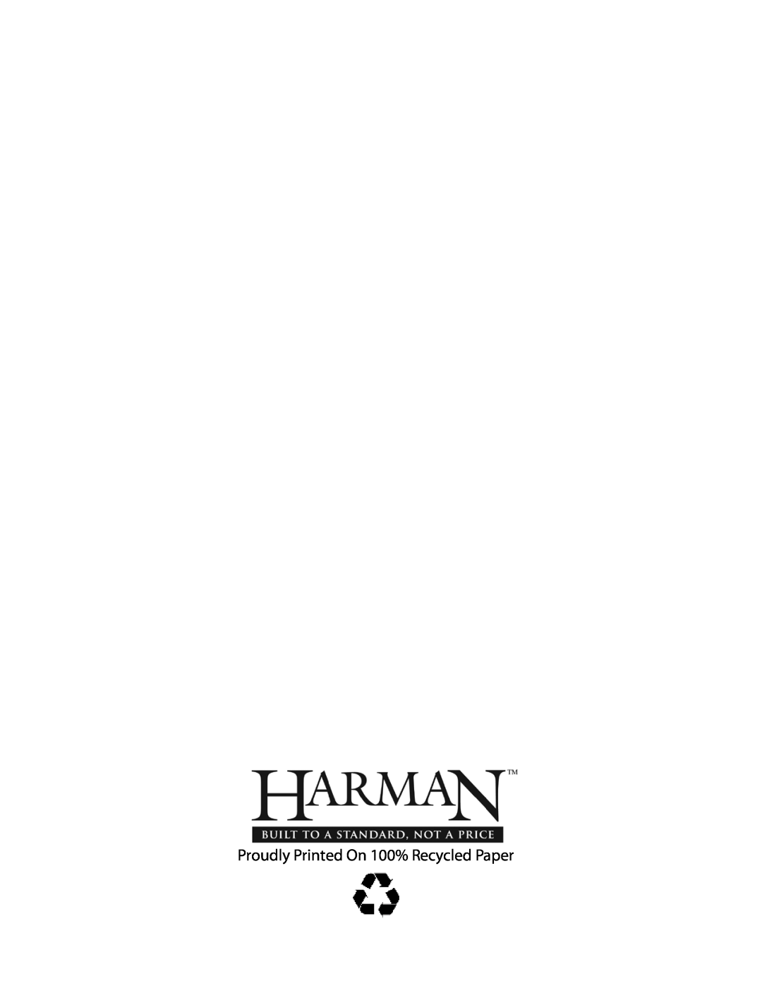 Harman Stove Company P35I owner manual Proudly Printed On 100% Recycled Paper 