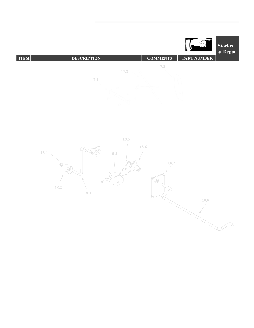 Harman Stove Company TL300 manual #17 air Slide assembly 