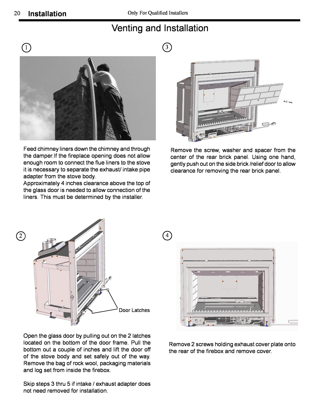 Harman Stove Company XL owner manual Venting and Installation 